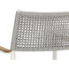 Nava White Outdoor Stackable Dining Armchair, Set Of 2